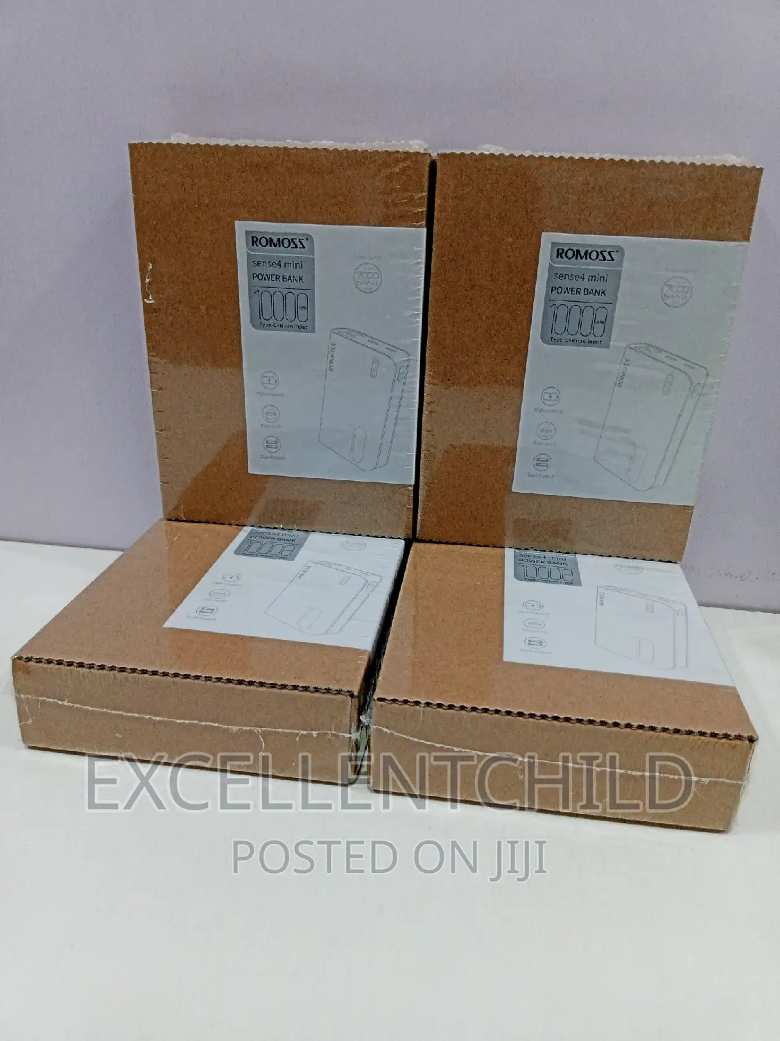 ROMOSS Sense4 Mini Power Bank 10,000mah Type-C+Micro Input