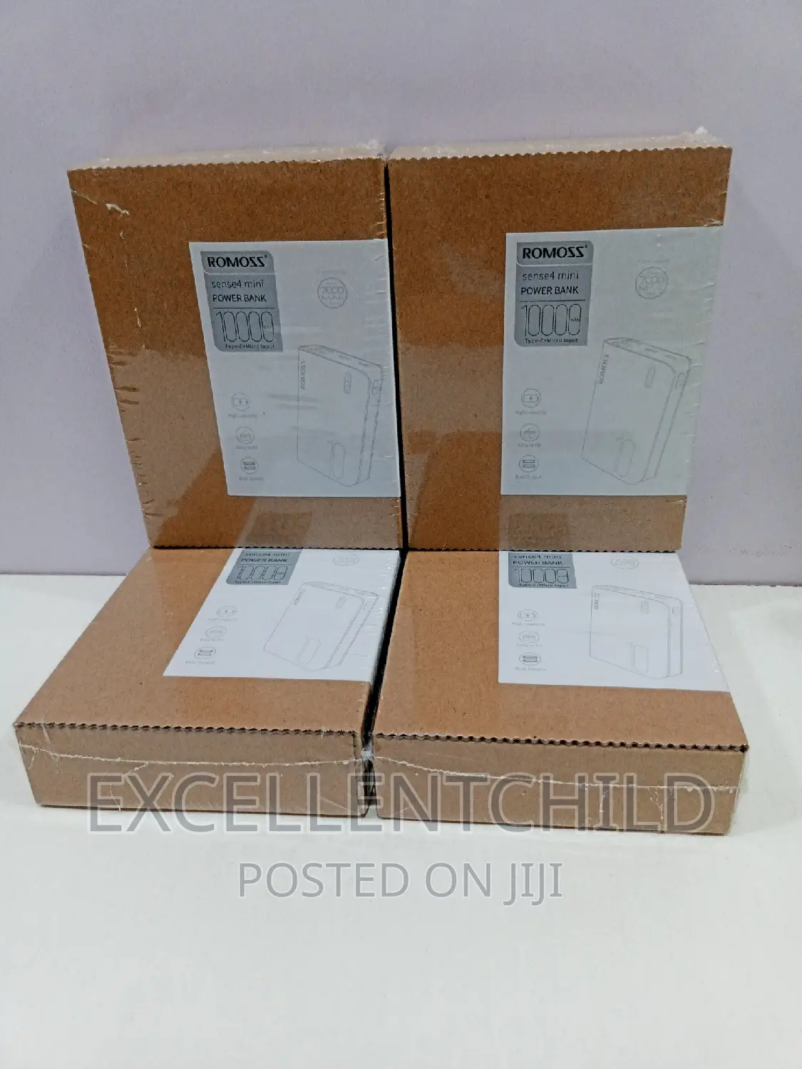 ROMOSS Sense4 Mini Power Bank 10,000mah Type-C+Micro Input