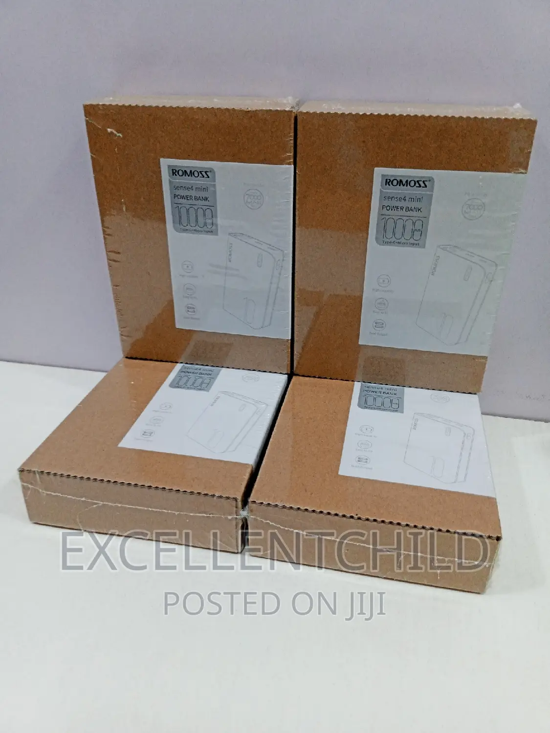 ROMOSS Sense4 Mini Power Bank 10,000mah Type-C+Micro Input
