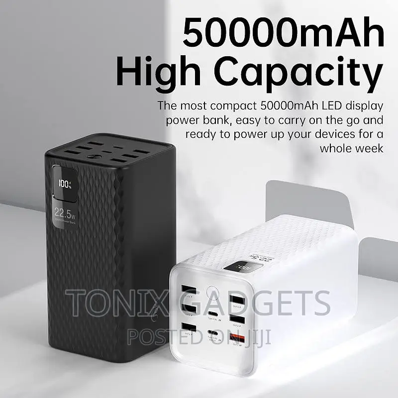 50000mah High Capacity Powerbank With Multiple Ports