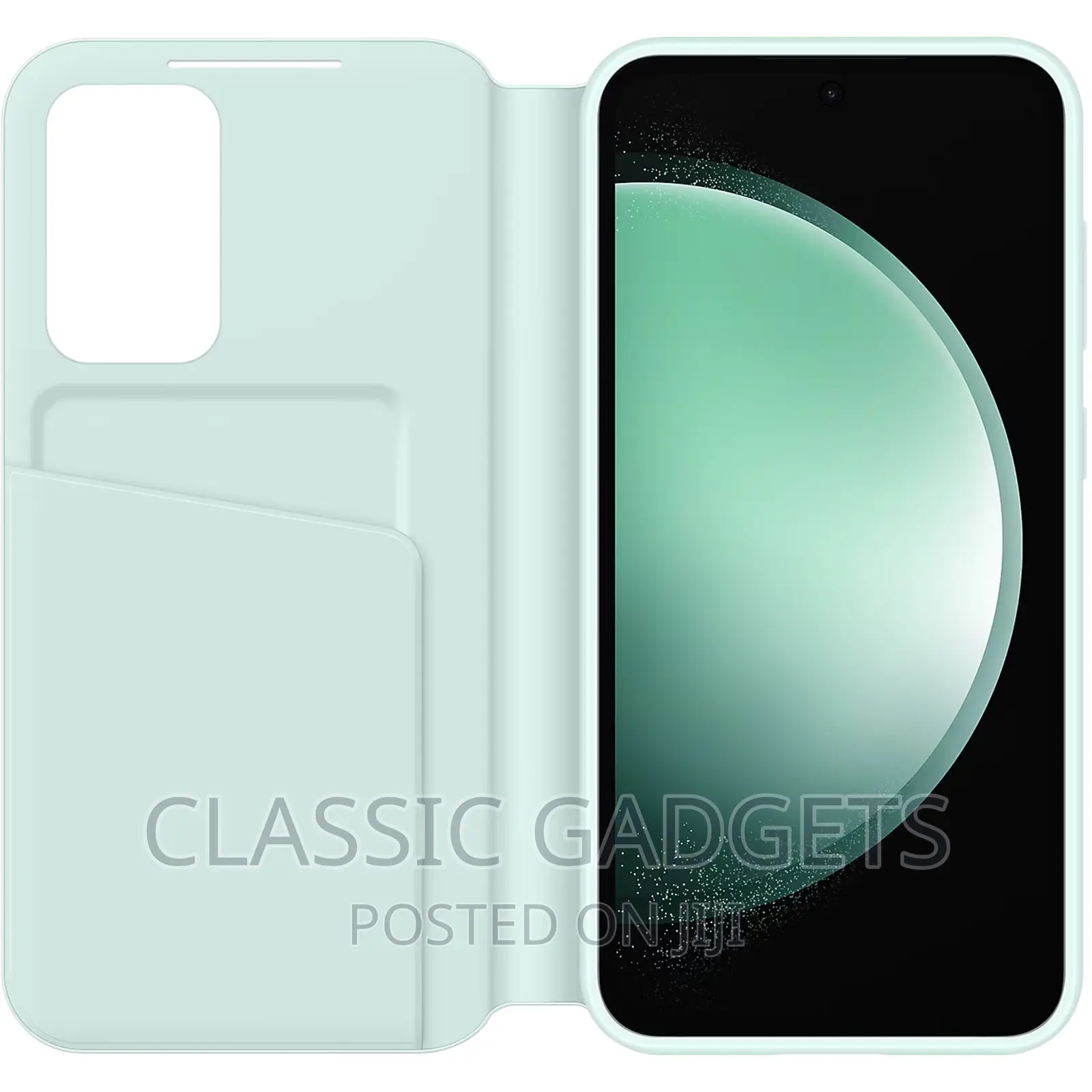 Smart Clear View Wallet Flip Case for Samsung Galaxy S23fe