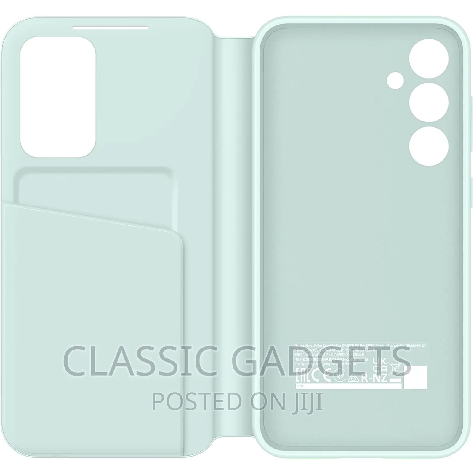 Smart Clear View Wallet Flip Case for Samsung Galaxy S23fe
