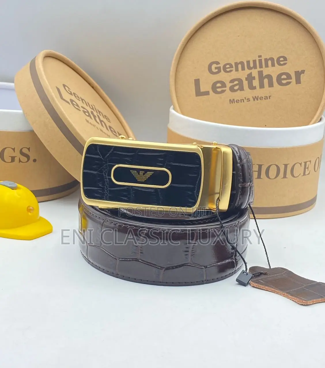 Super High Quality Designer Leather Belts Armani