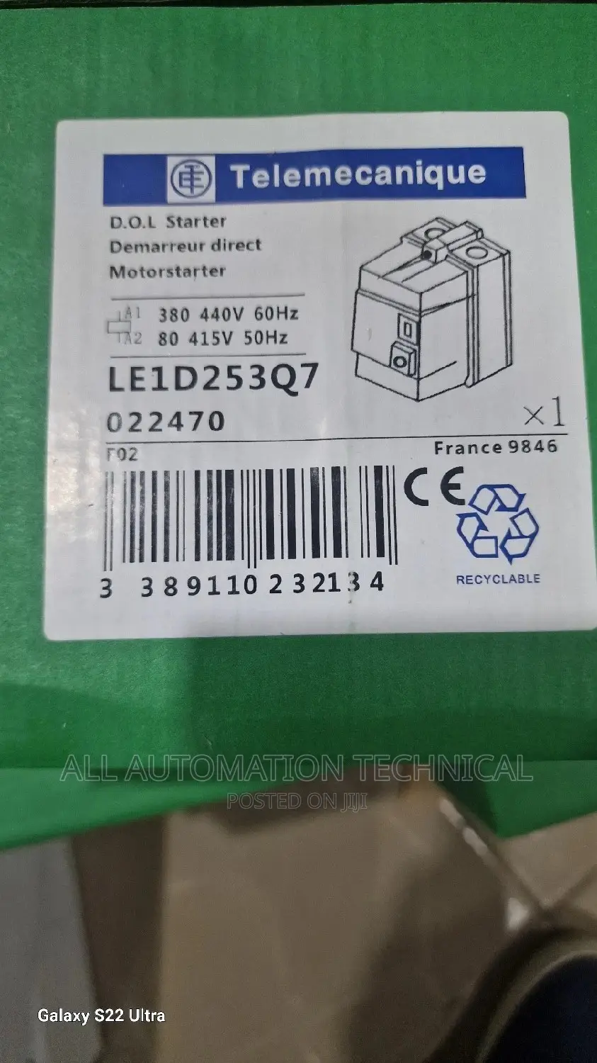 Schneider Tesys Le1d Enclosed Motor Starter 25a | Le1d25q7