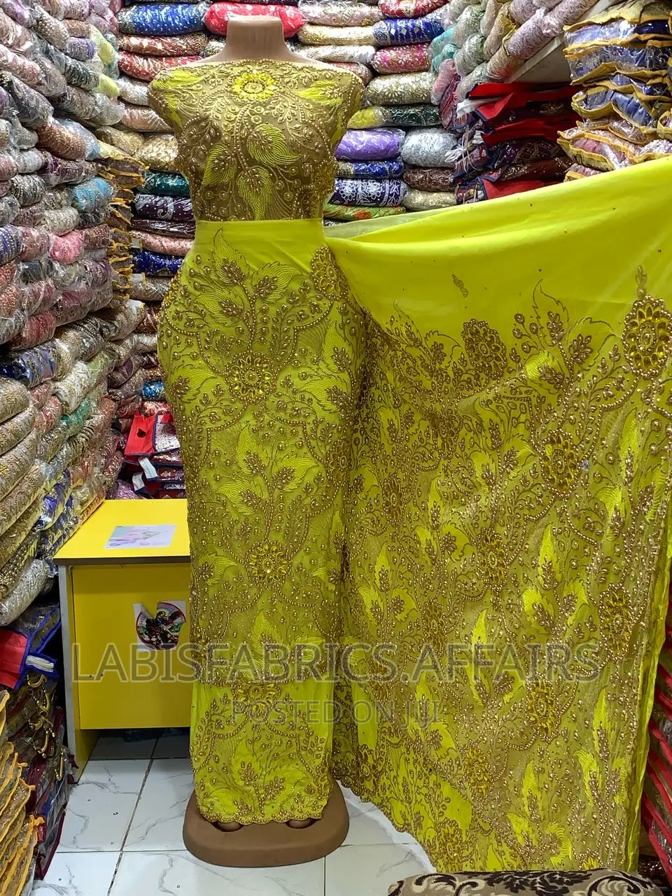 Net on Raw Silk Goerge