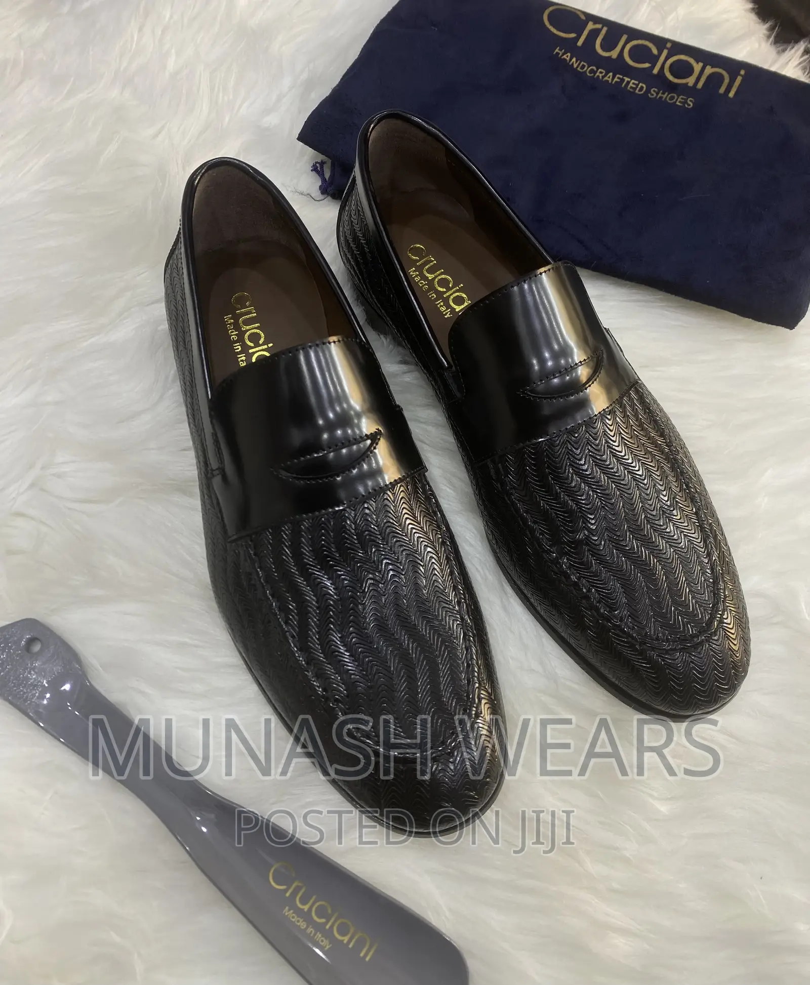 Luxury Italian Original Cruciani Shoe