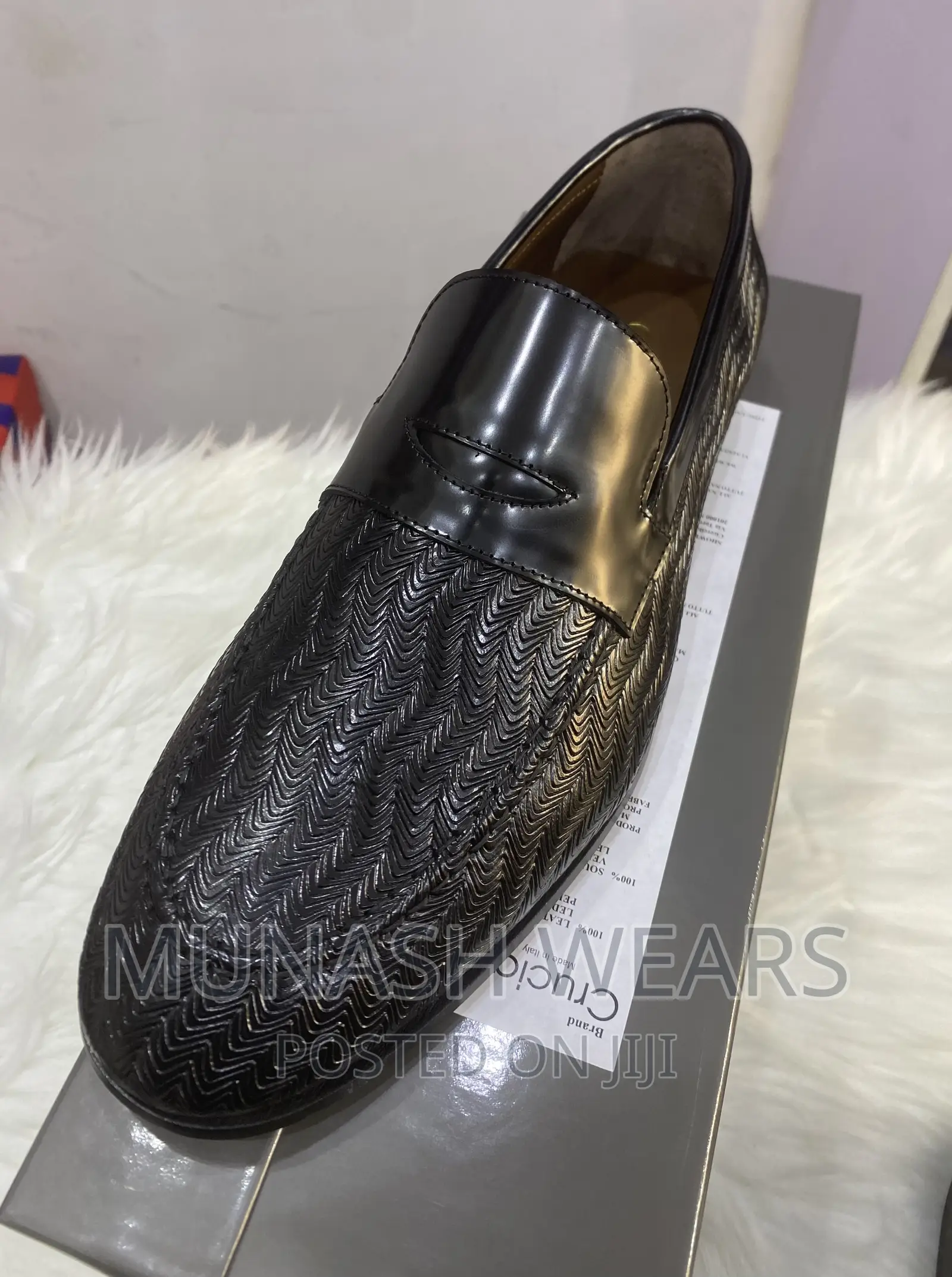 Luxury Italian Original Cruciani Shoe