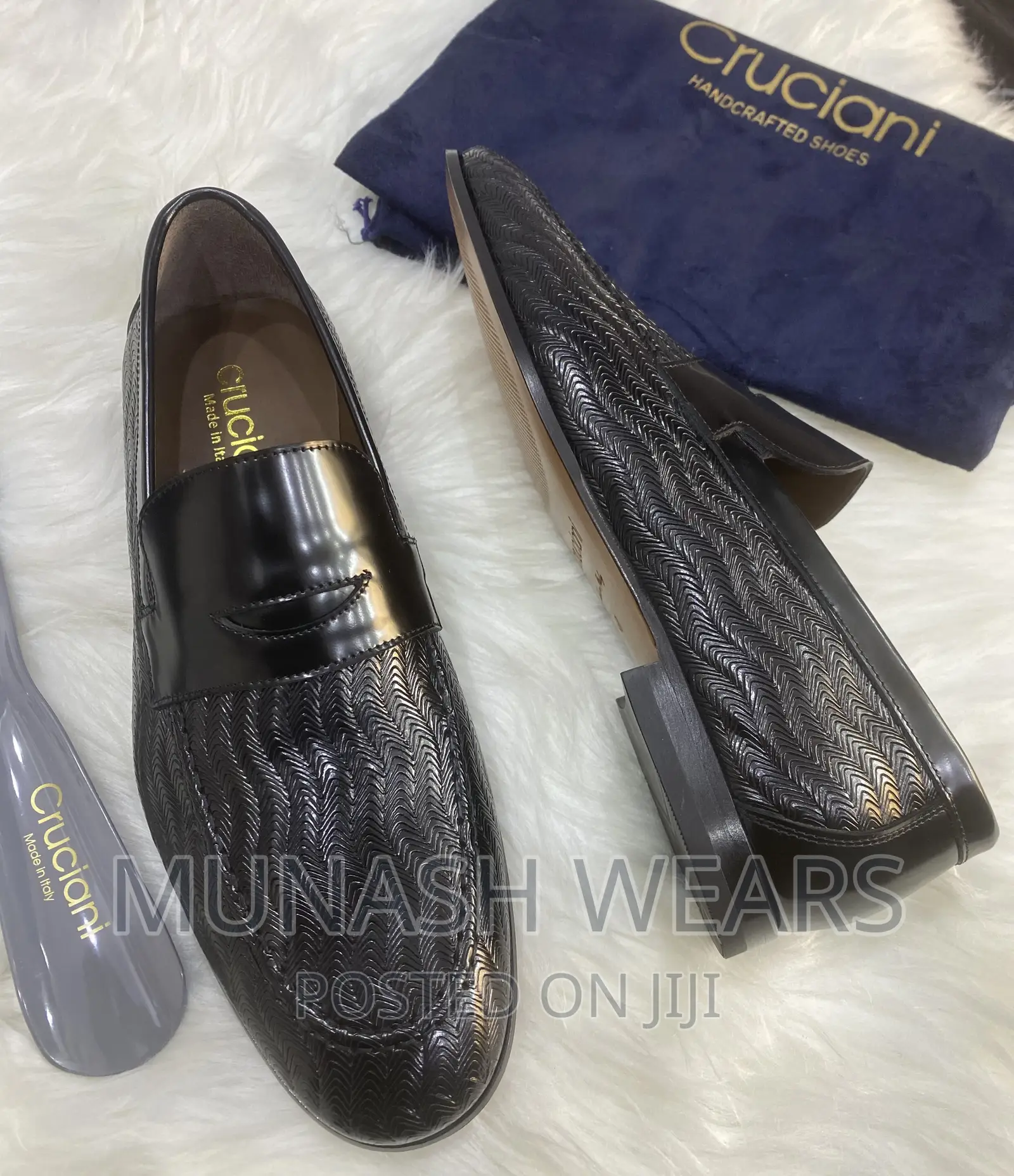 Luxury Italian Original Cruciani Shoe