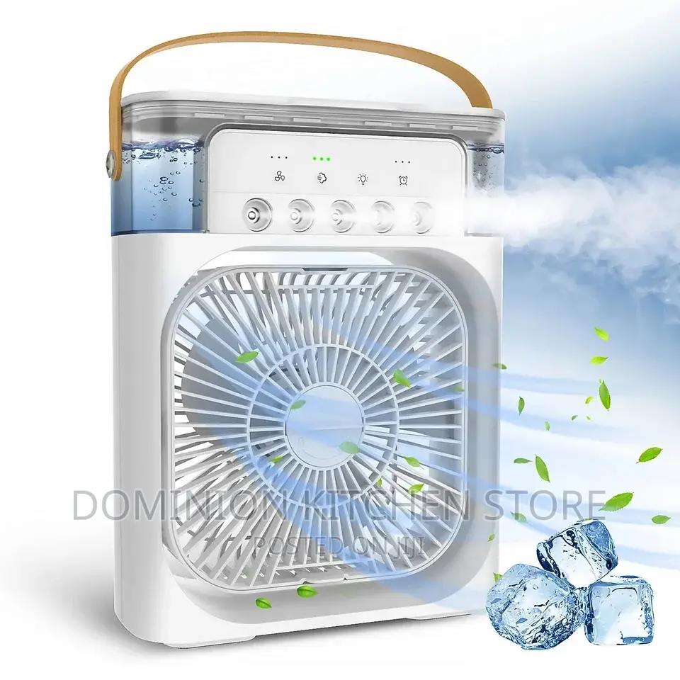 3in1 Portable Fan Air Conditioner Humidifier Cooling Usb Fan