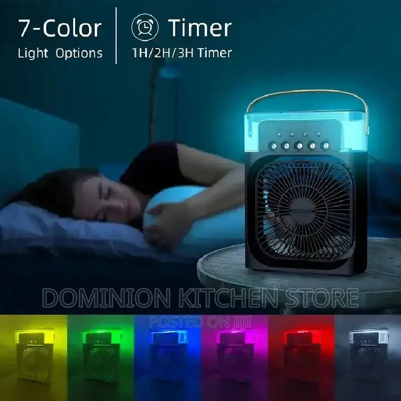 3in1 Portable Fan Air Conditioner Humidifier Cooling Usb Fan