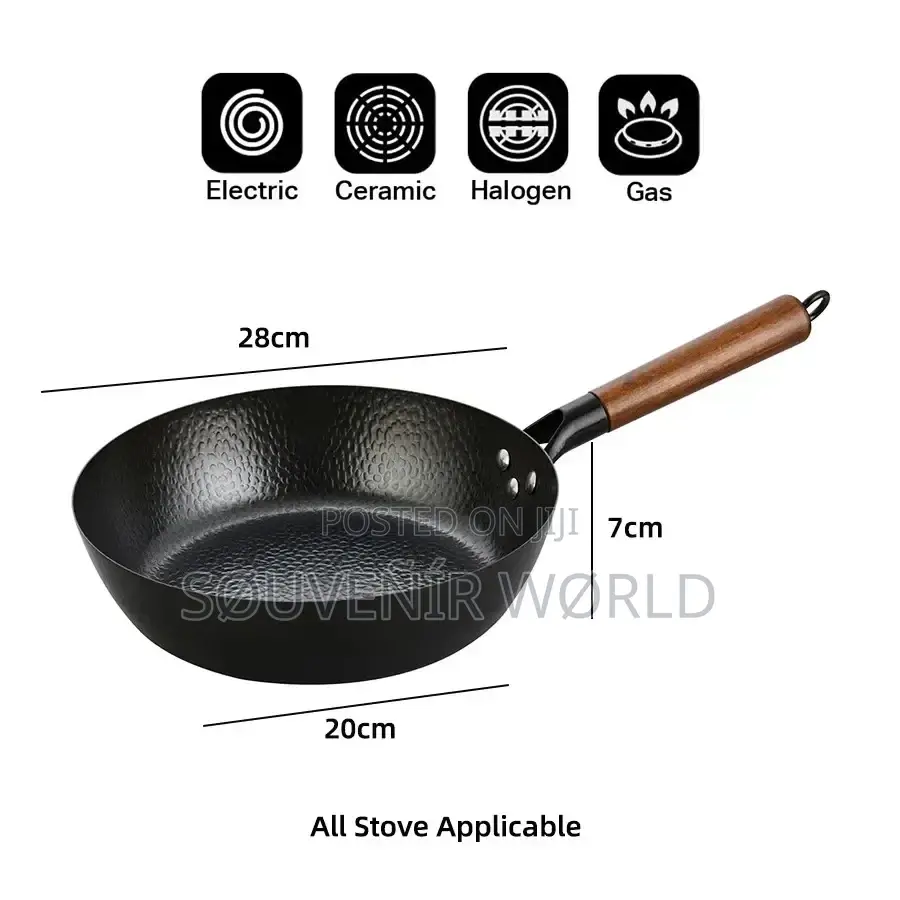Kitchen Easy to Clean Wok Pan
