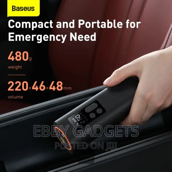 Baseus Super Mini Inflator Pump Air Compressor Portable Hand