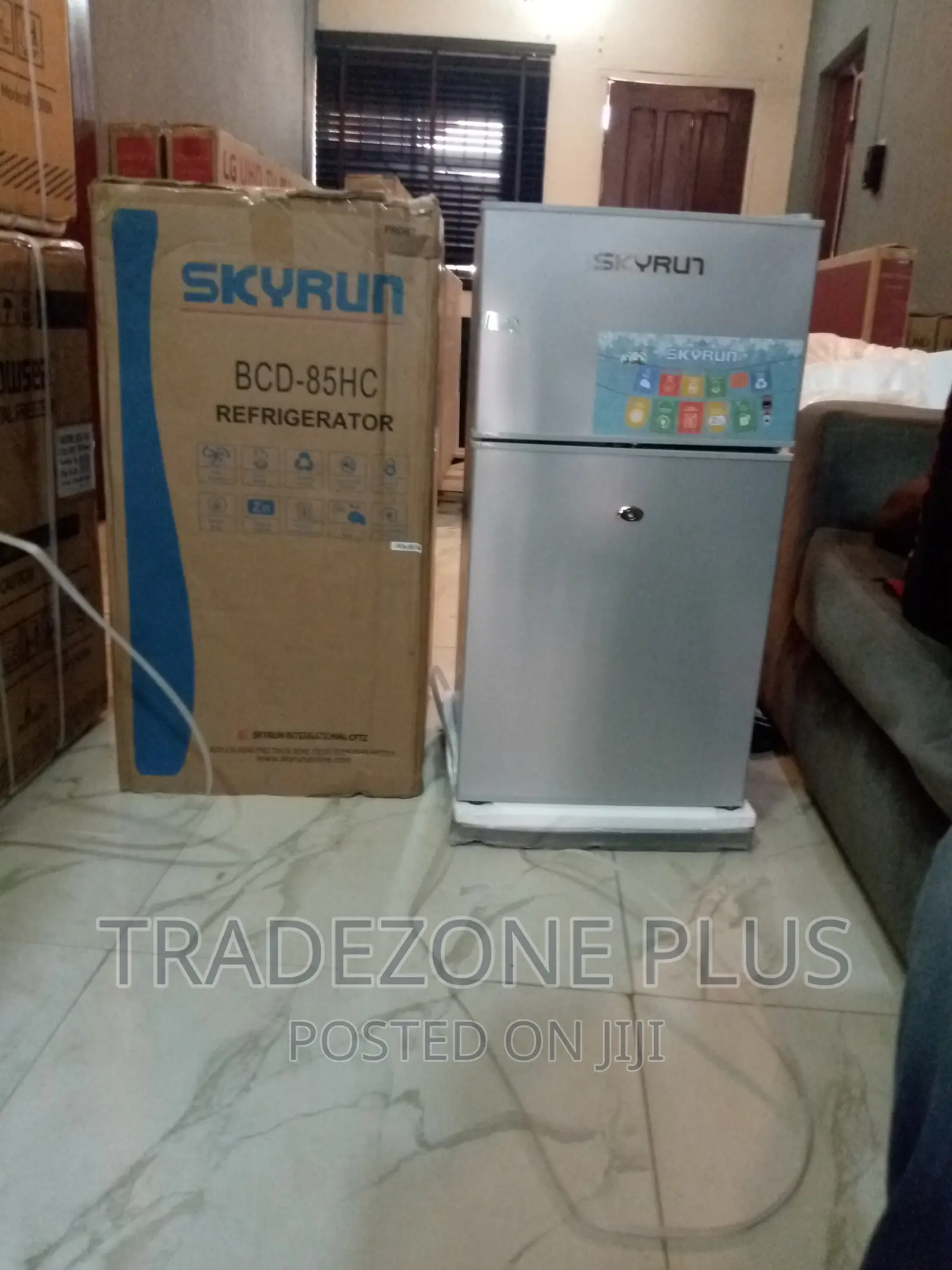 Skyrun Refrigerator BCD-85HC Double Door 70litre