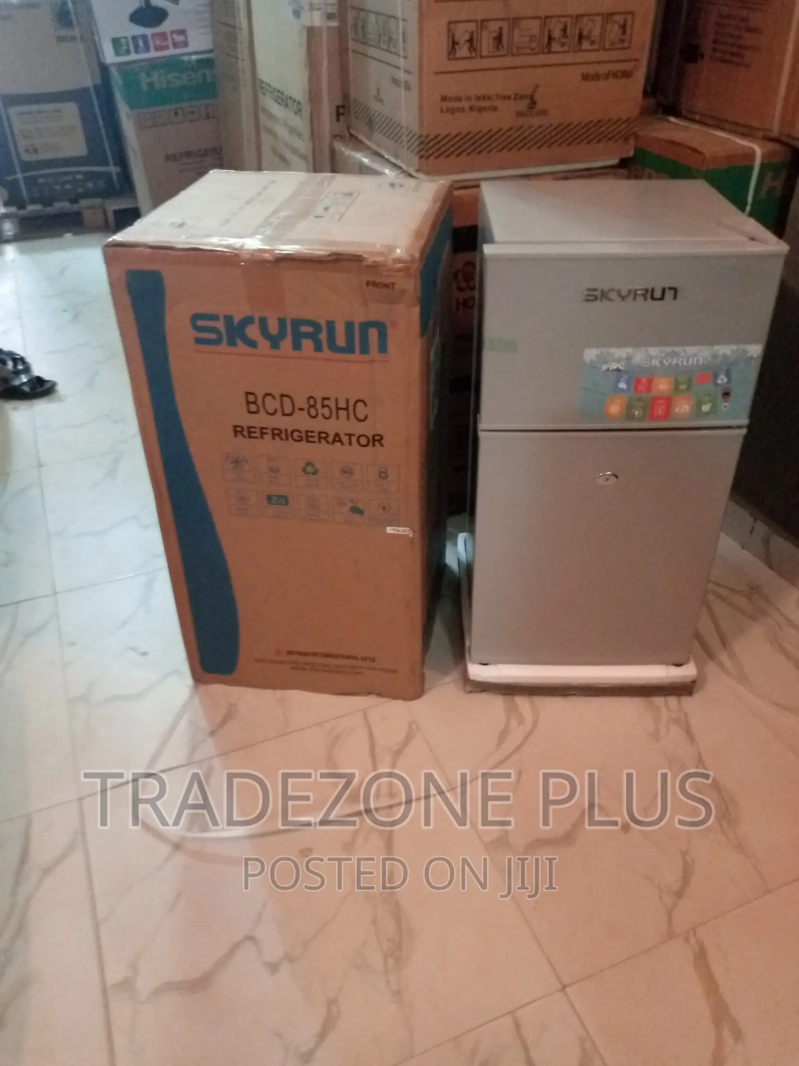 Skyrun Double Door Anti-Rust Refrigerator 70L