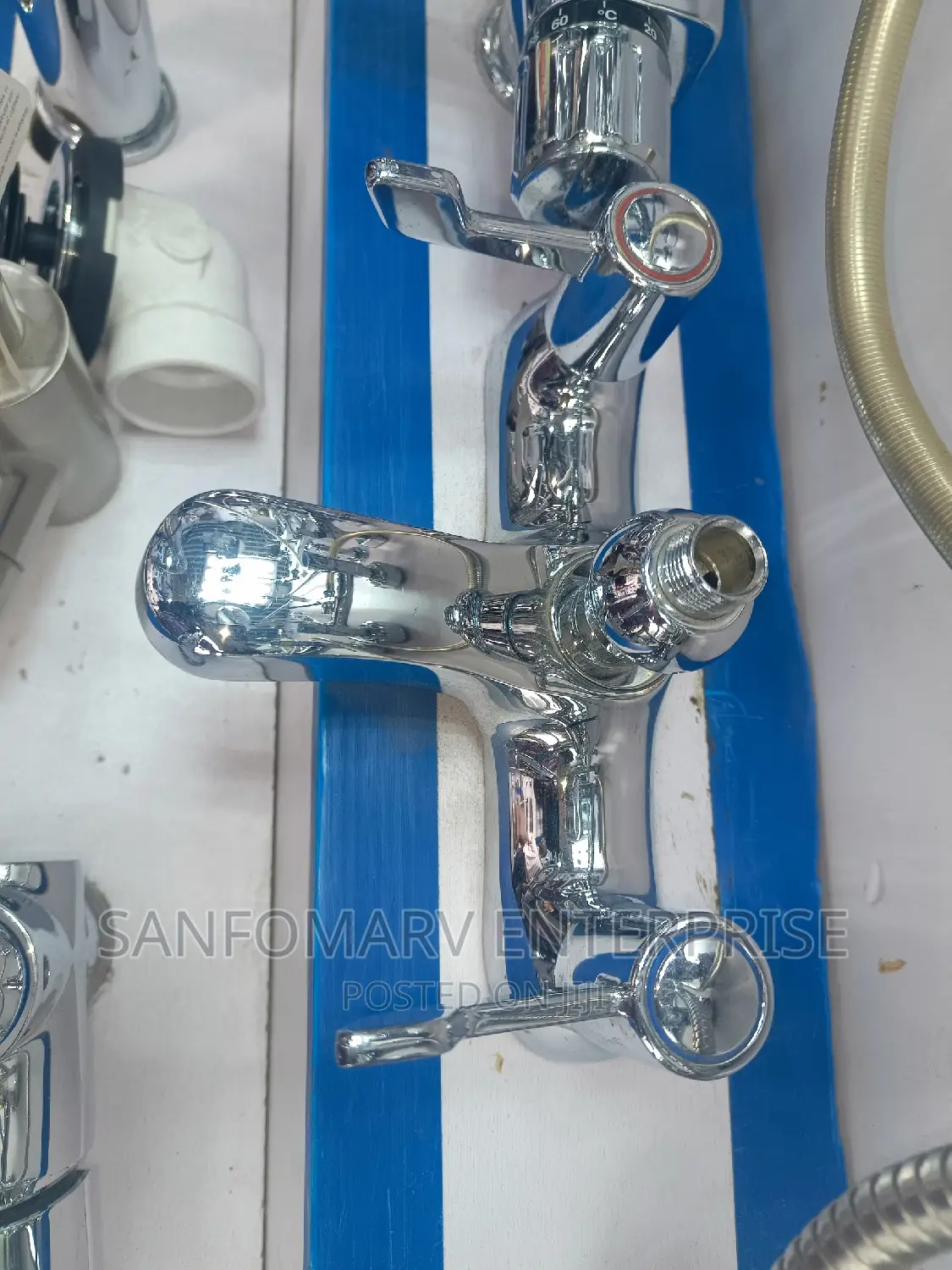 Twyford Deck Mounted Bath Shower