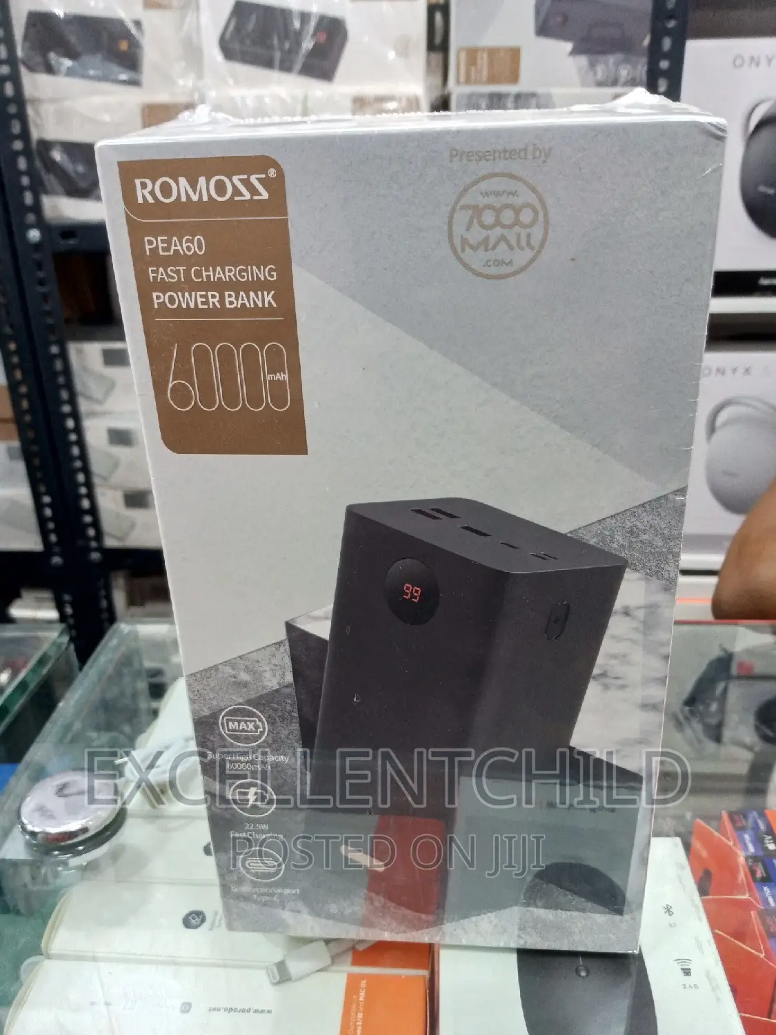 Romoss Pea60 Fast Charging Power Bank 60,000mah