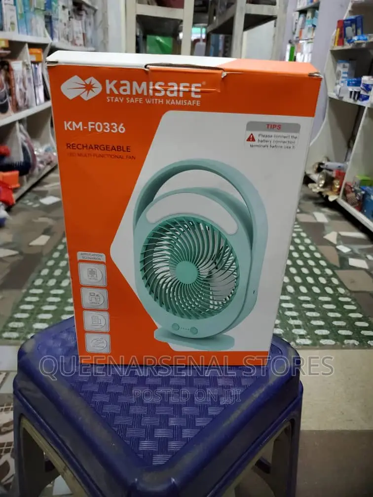 Kamisafe Rechargeable Table Fan
