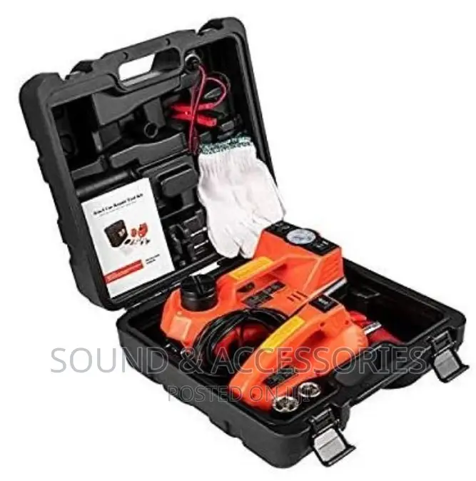 5in1 Automatic Electric 7ton Jack/Tyreinflator/Pump/Wrench