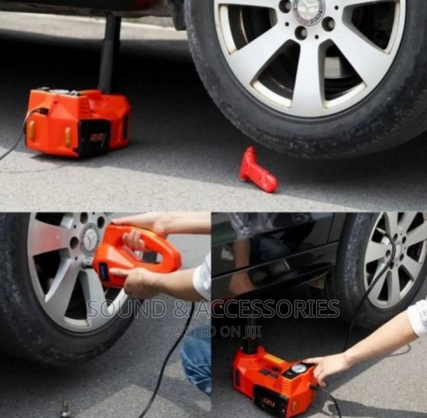 5in1 Automatic Electric 7ton Jack/Tyreinflator/Pump/Wrench