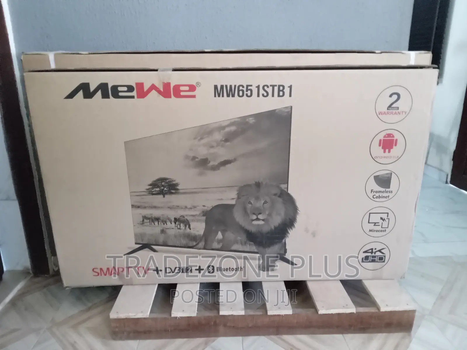 Mewe 65'' Smart TV With Netflix+Bluetooth
