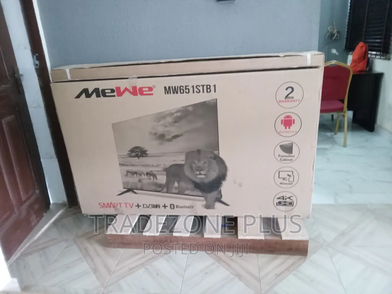 Brand New Mewe 65'' Smart TV With Youtube+Netflix