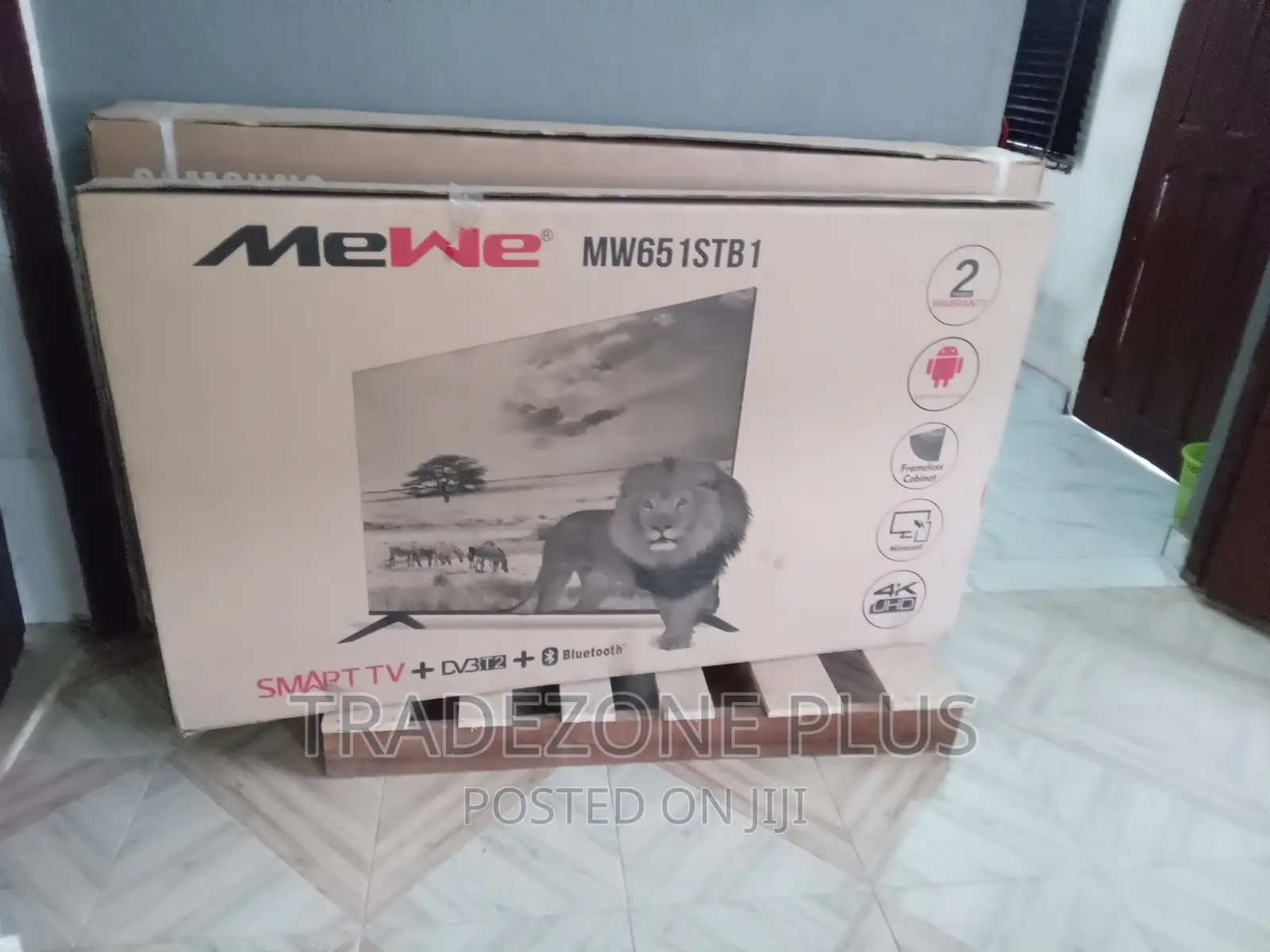 Brand New Mewe 65 Inch Smart TV With Netflix+Bluetooth