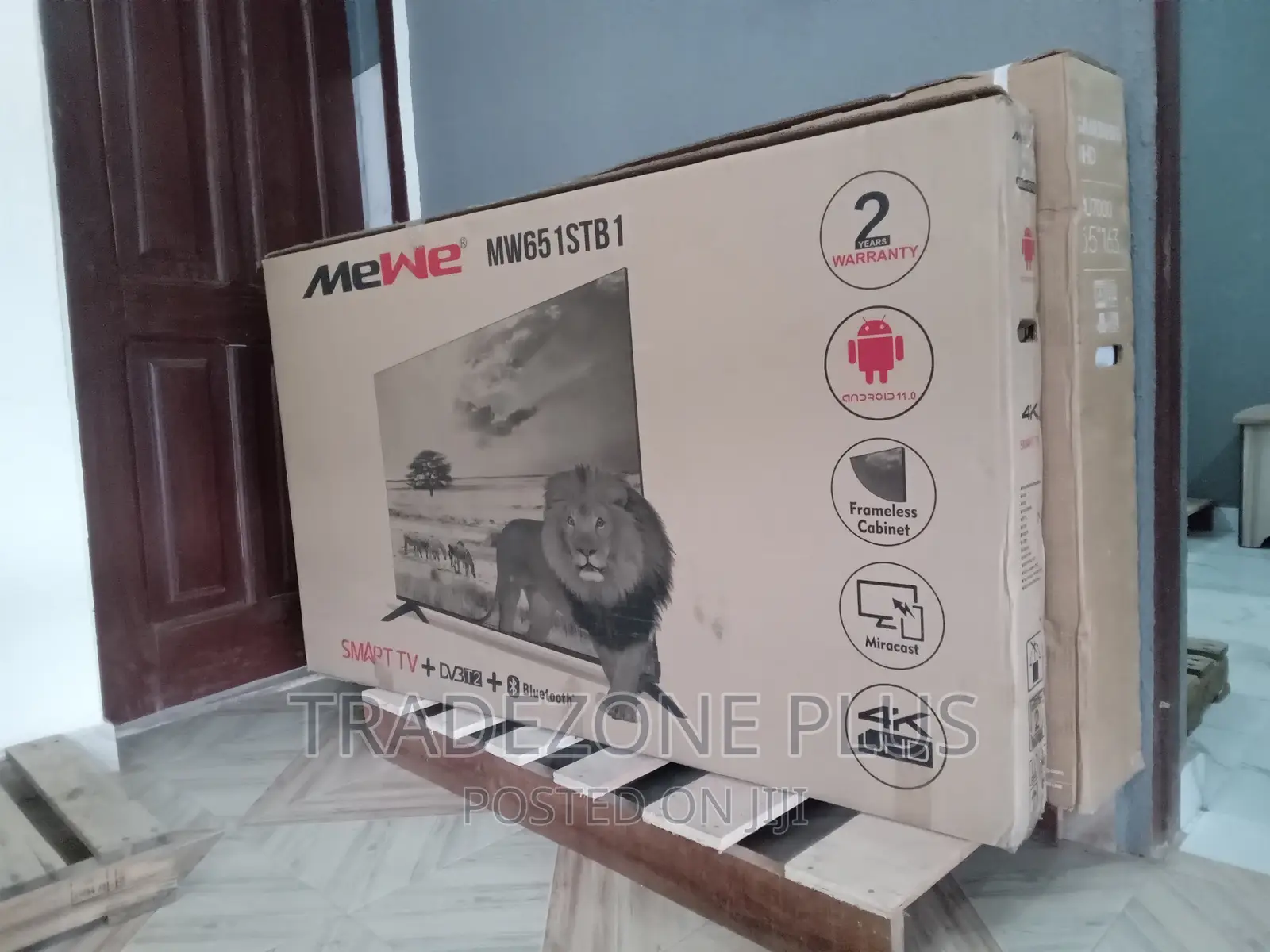 Brand New Mewe 65 Inch Smart TV With Netflix+Bluetooth