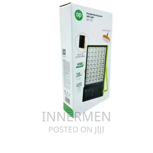 Dp Portable Rechargeable Solar Panel With Led Light Bulb