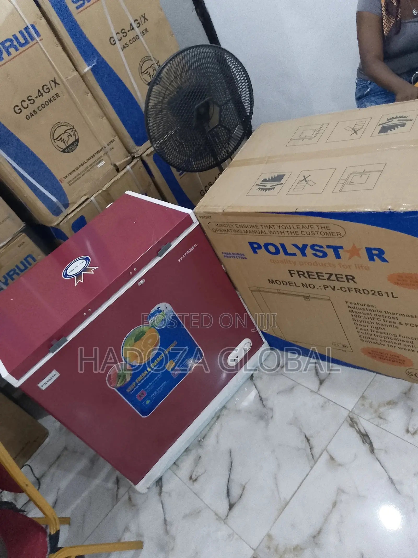 Polystar 261 Litres Chest Freezer- Environment Friendly