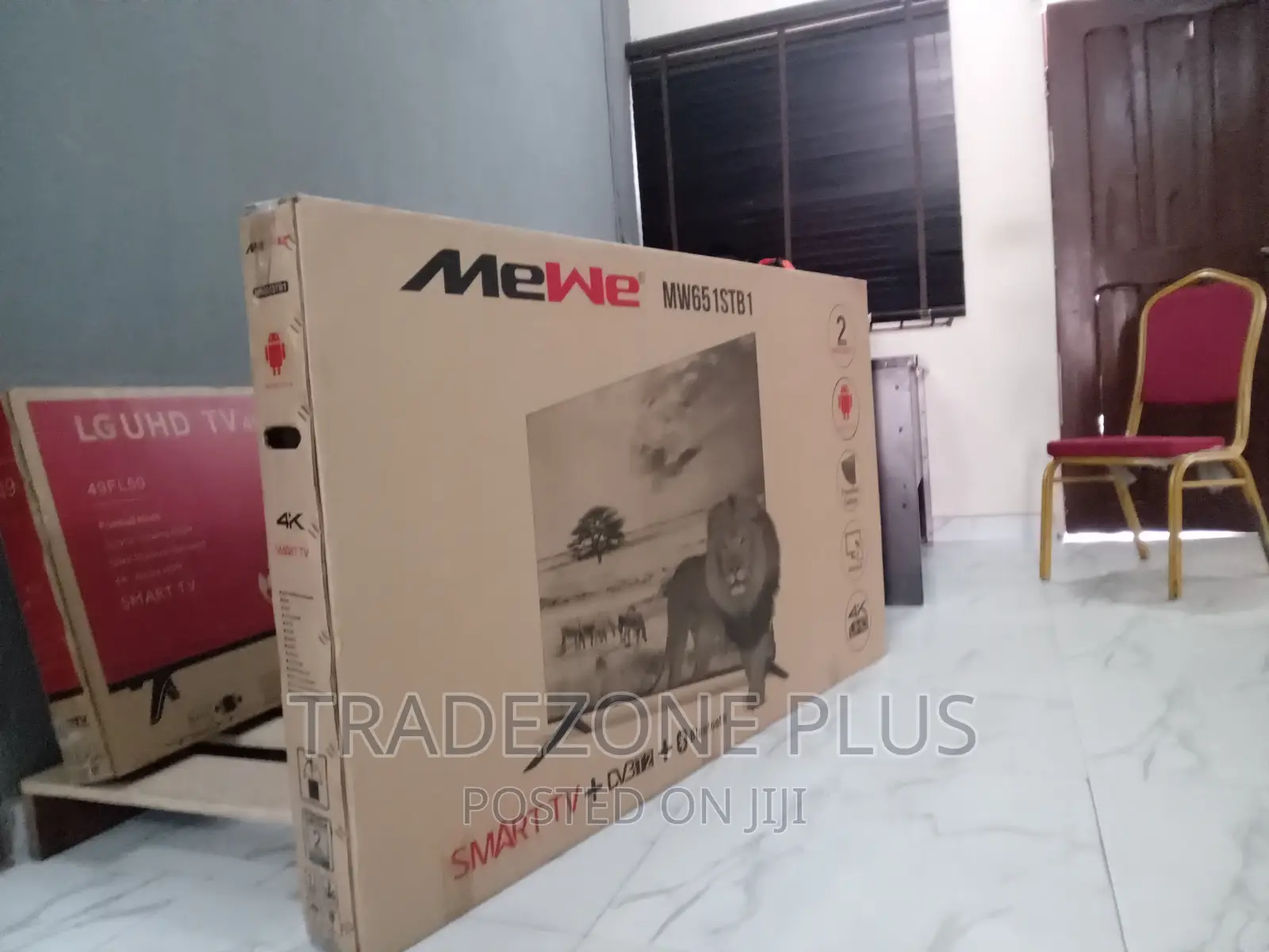 New in Mewe 65 Inch Smart Tv+Youtube+Bluetooth
