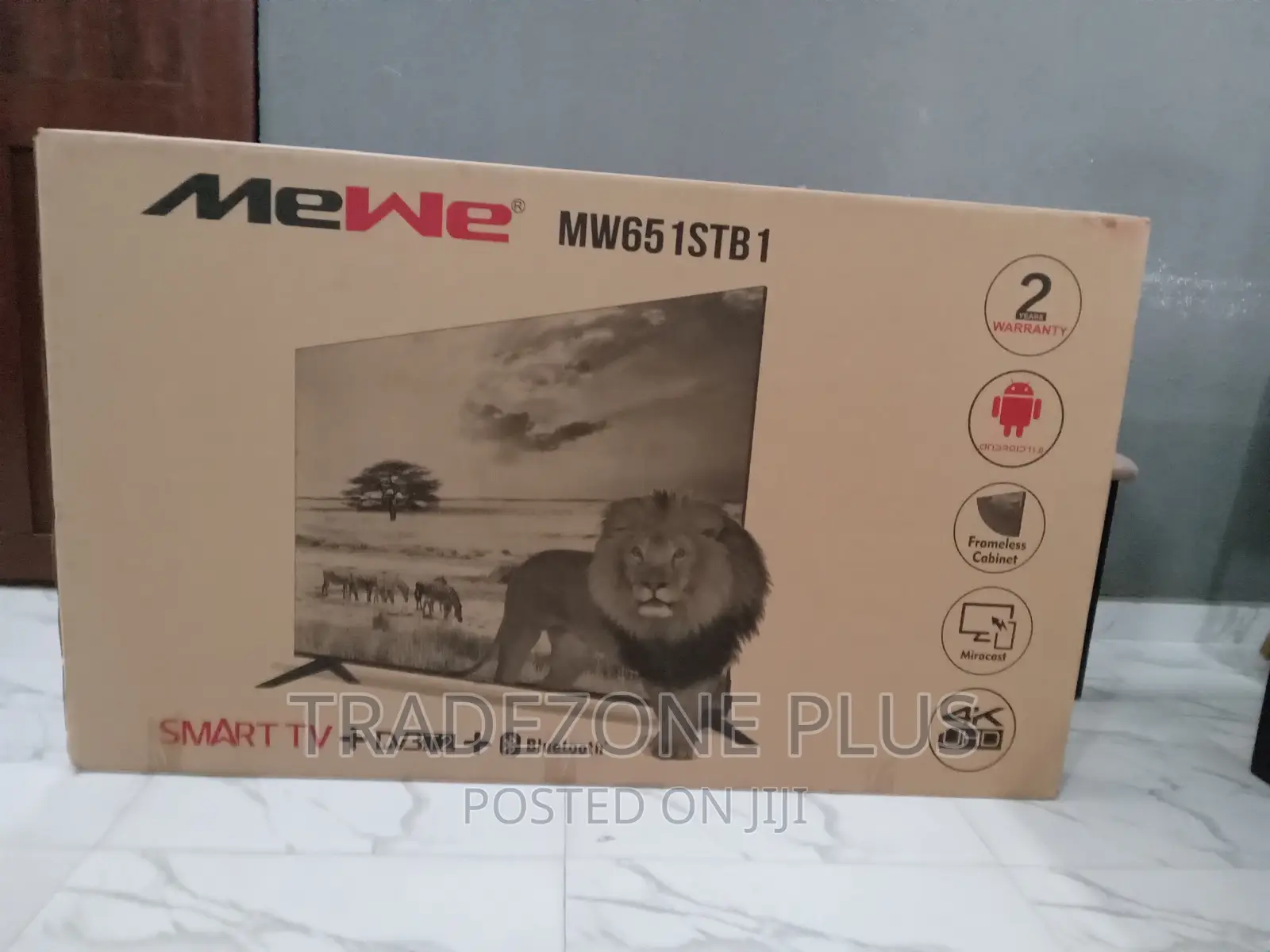 New in Mewe 65'' Smart Tv+Netflix+Youtube
