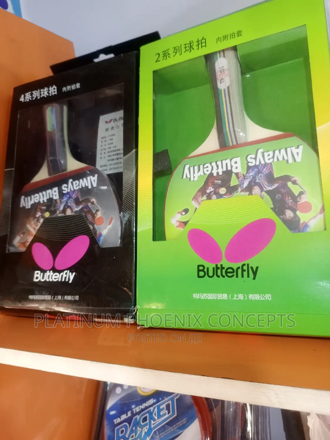 Original Butterfly Table Tennis Bat by One