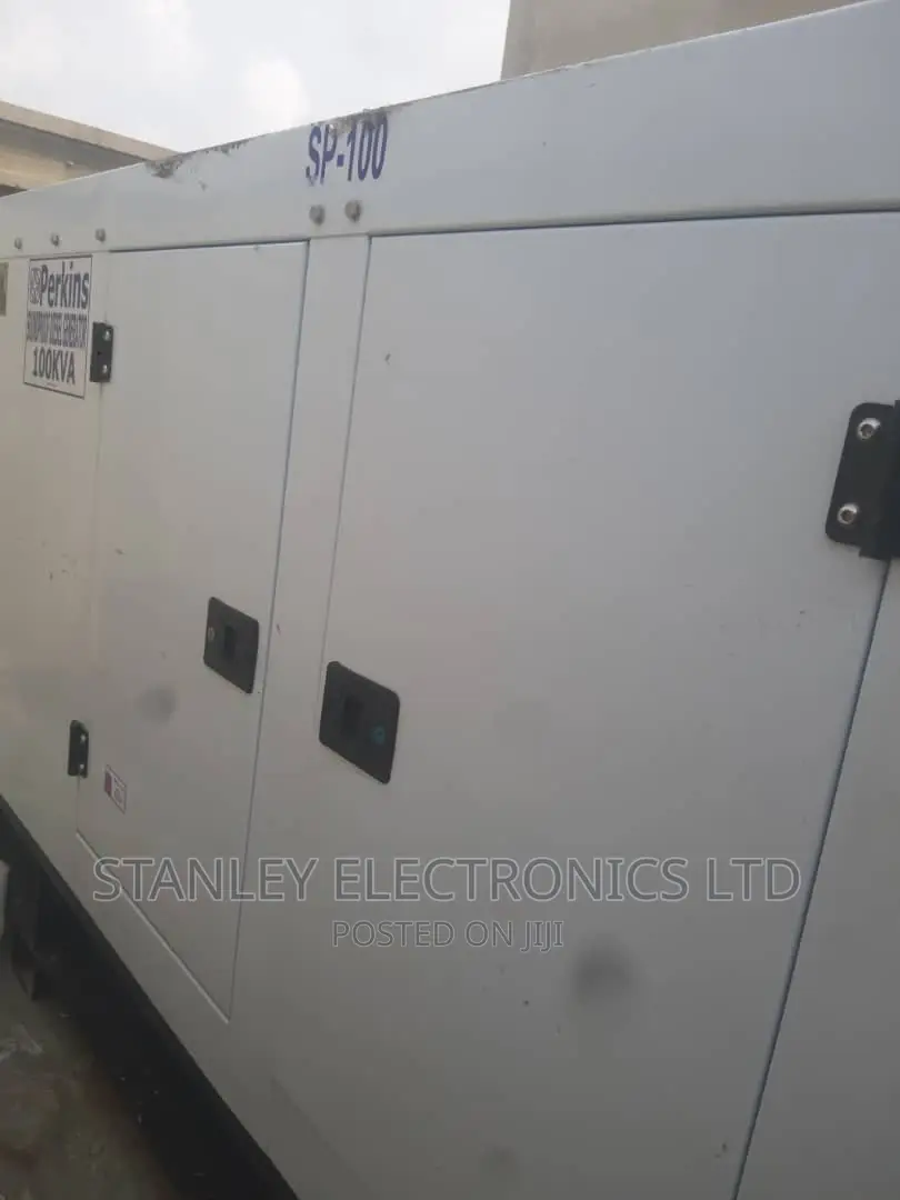 100kva Perkins Soundproof Generator 100% Copper Coil