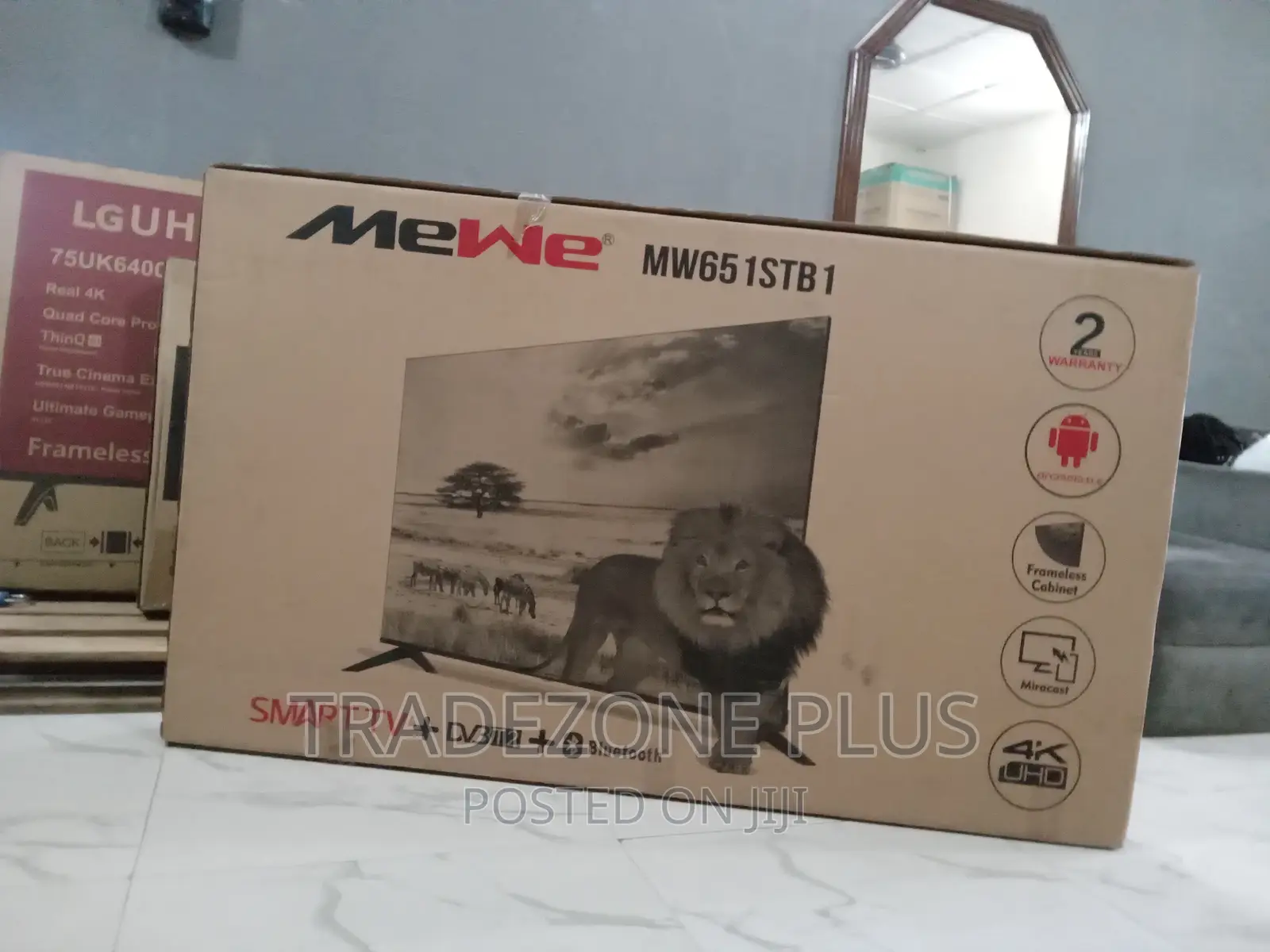 Affordable Mewe 65'' Smart TV With Bluetooth+Netflix