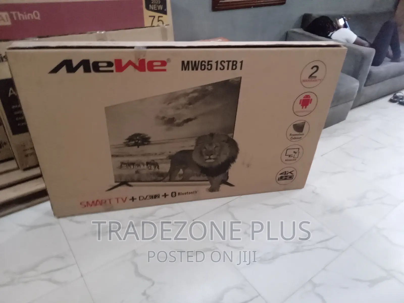Affordable Mewe 65 Inch Smart Tv+Netflix+Bluetooth