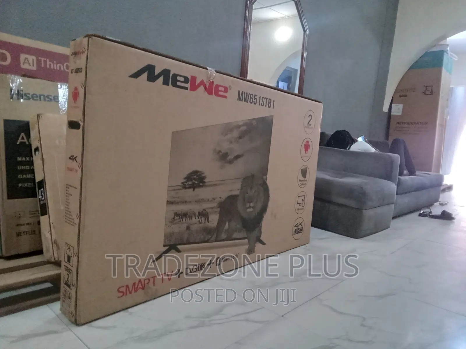 Affordable 65'' Mewe Smart TV With Netflix+Youtube