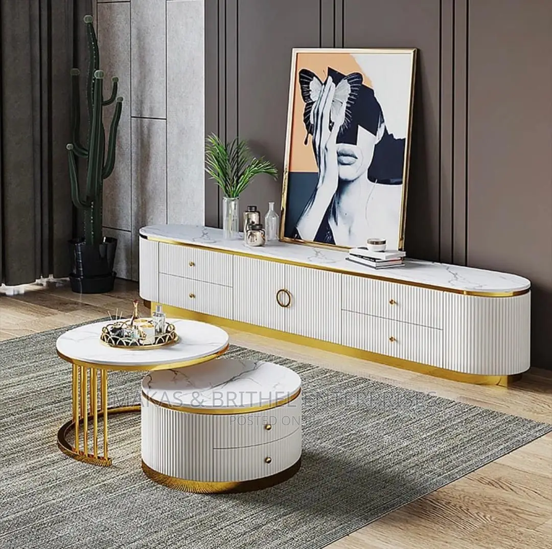 Luxury TV Stand and Center Table