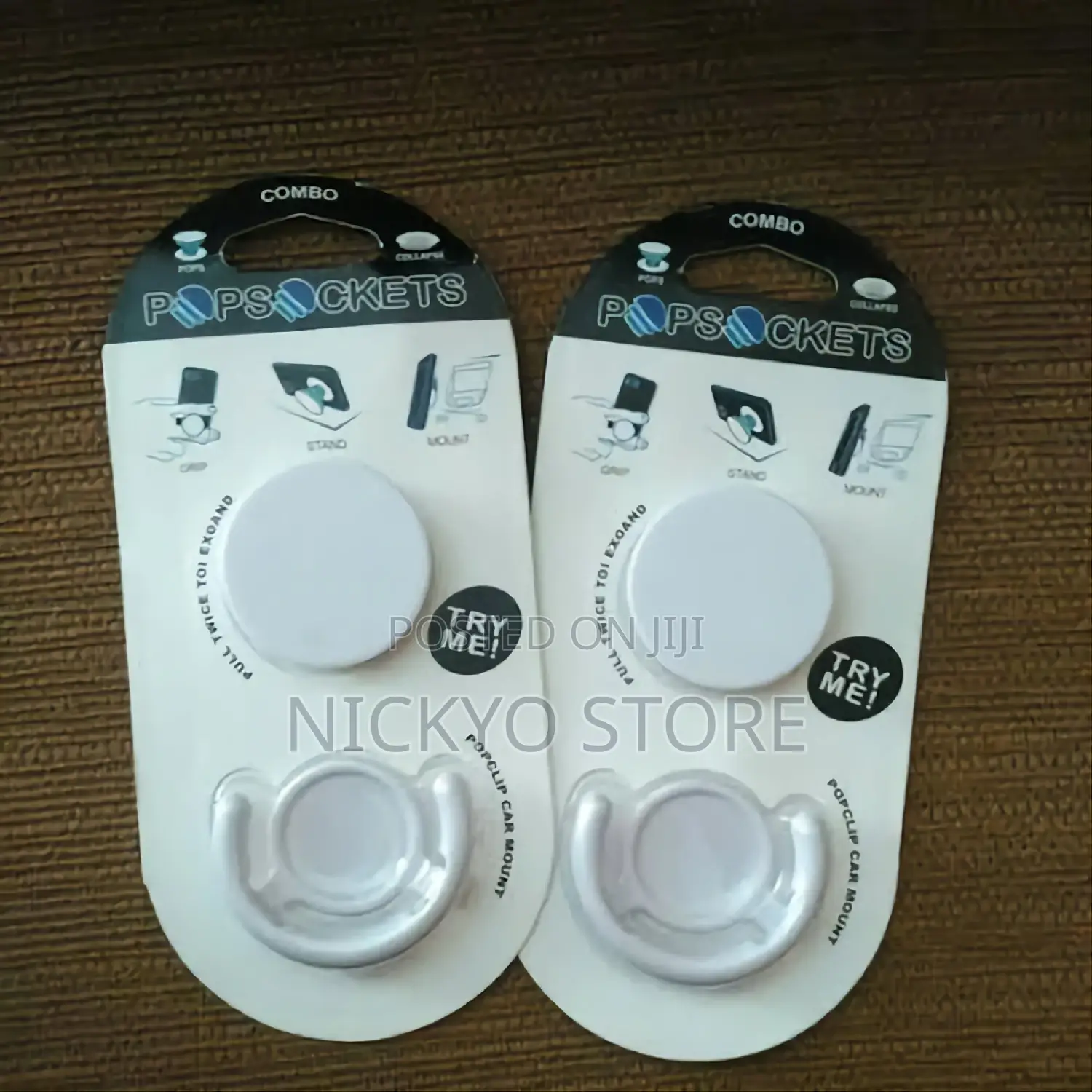 Reusable Adhestive Phone Socket Rotatable Finger Grip