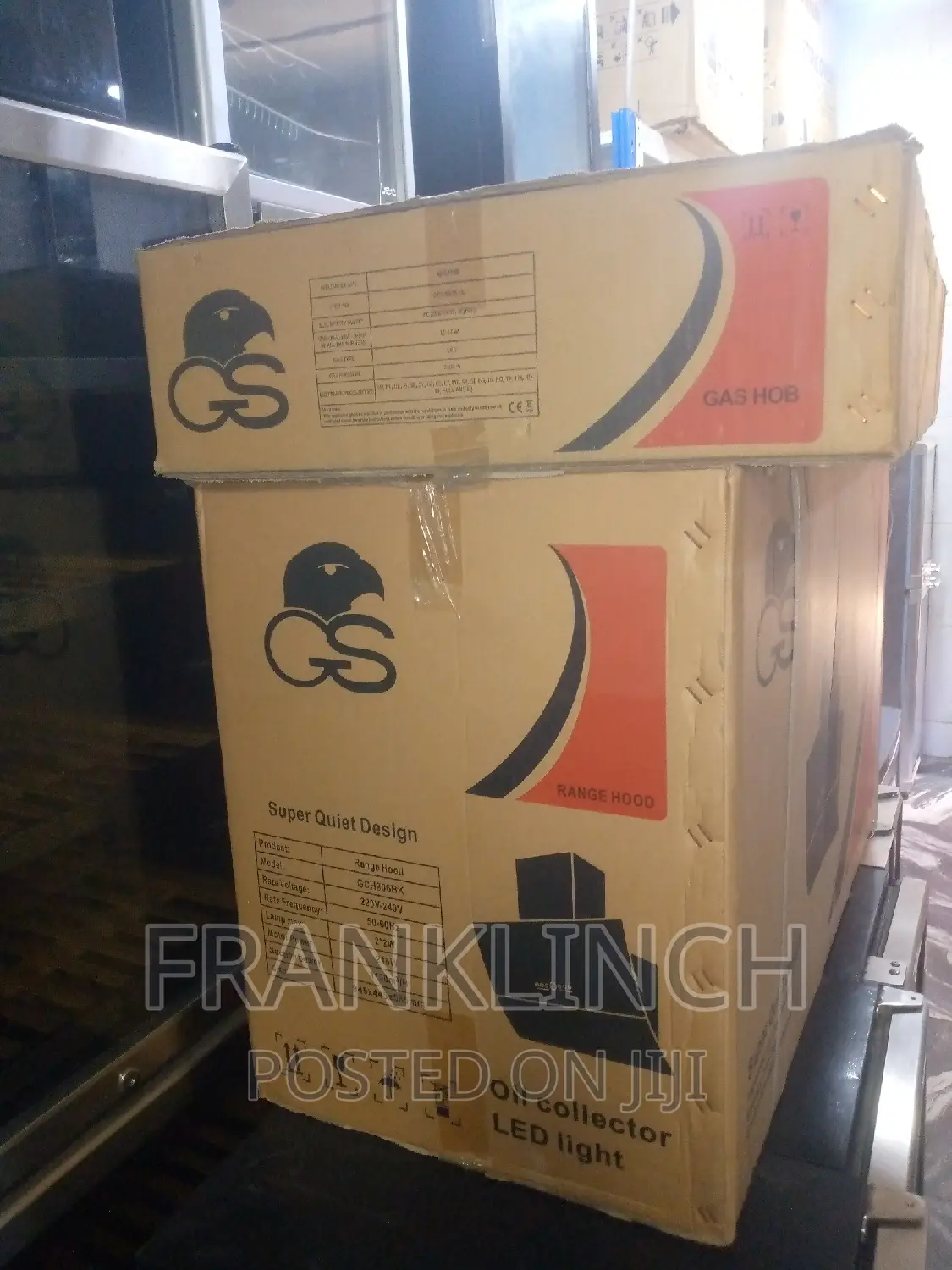 90cm 5burners Kitchen Hood.
