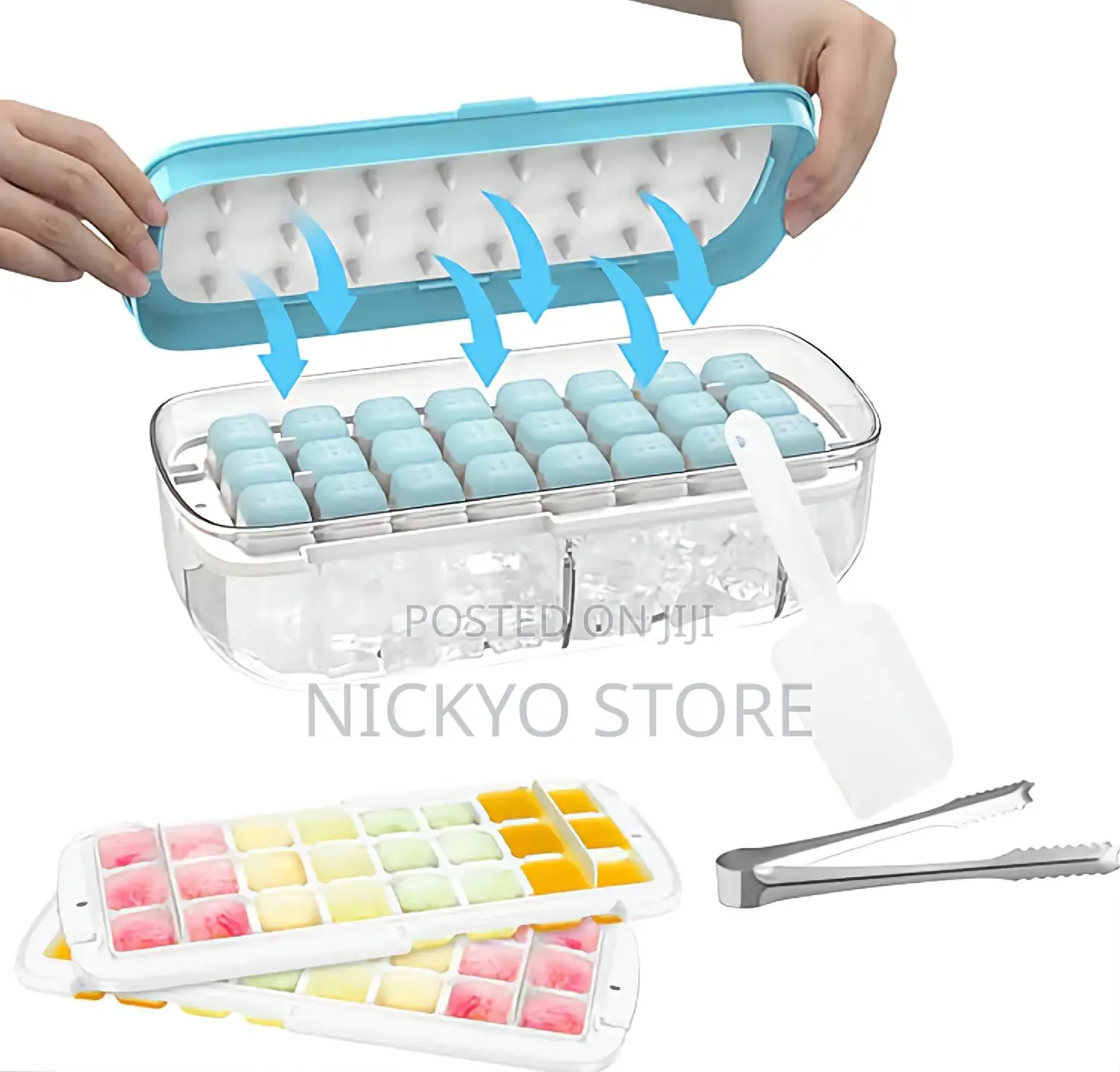 2packs of Ice Cube Trays Silicone With 48 Compartments