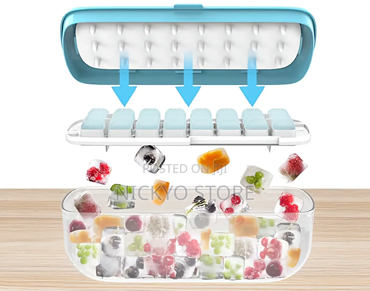 2packs of Ice Cube Trays Silicone With 48 Compartments