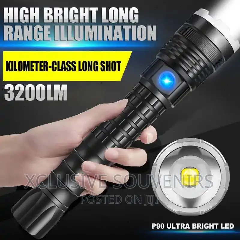 Ultra Bright Zoom Lantern LED Flashlight 26650