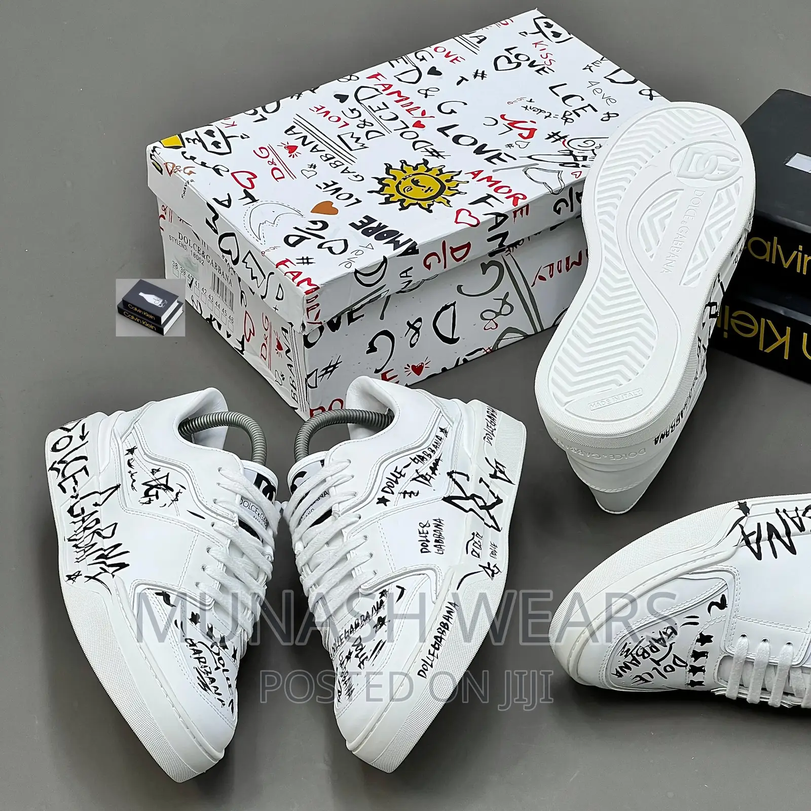 Luxury Original Leather D G Sneakers