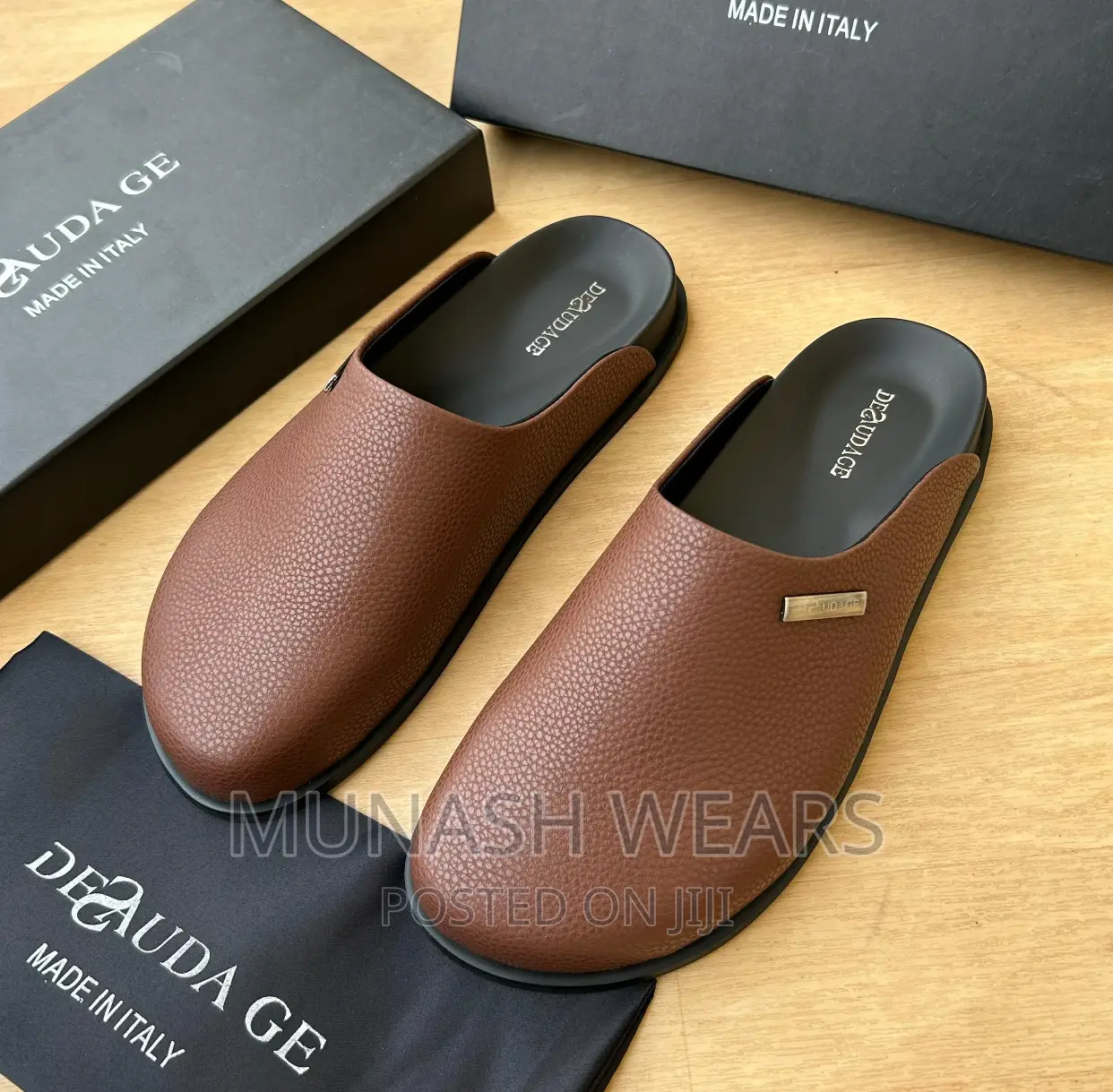 Original Leather Deudage Mule