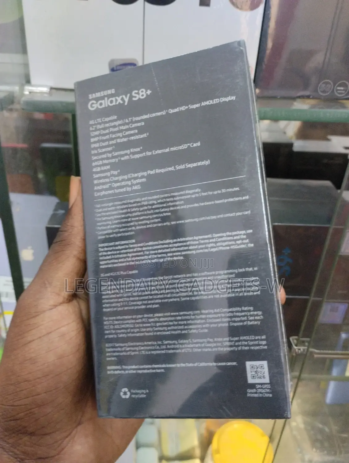 New Samsung Galaxy S8 Plus 64 GB Black