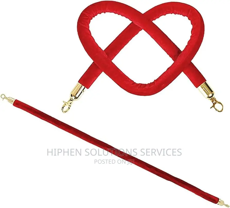 Red Carpet Velvet Stanchion Ropes
