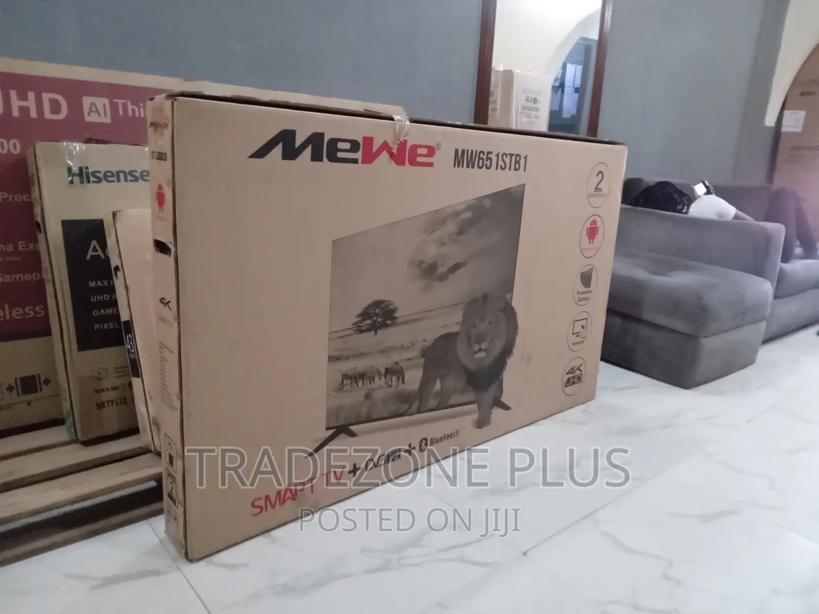 Original Mewe 65 Inch Smart Tv+Youtube+Netflix