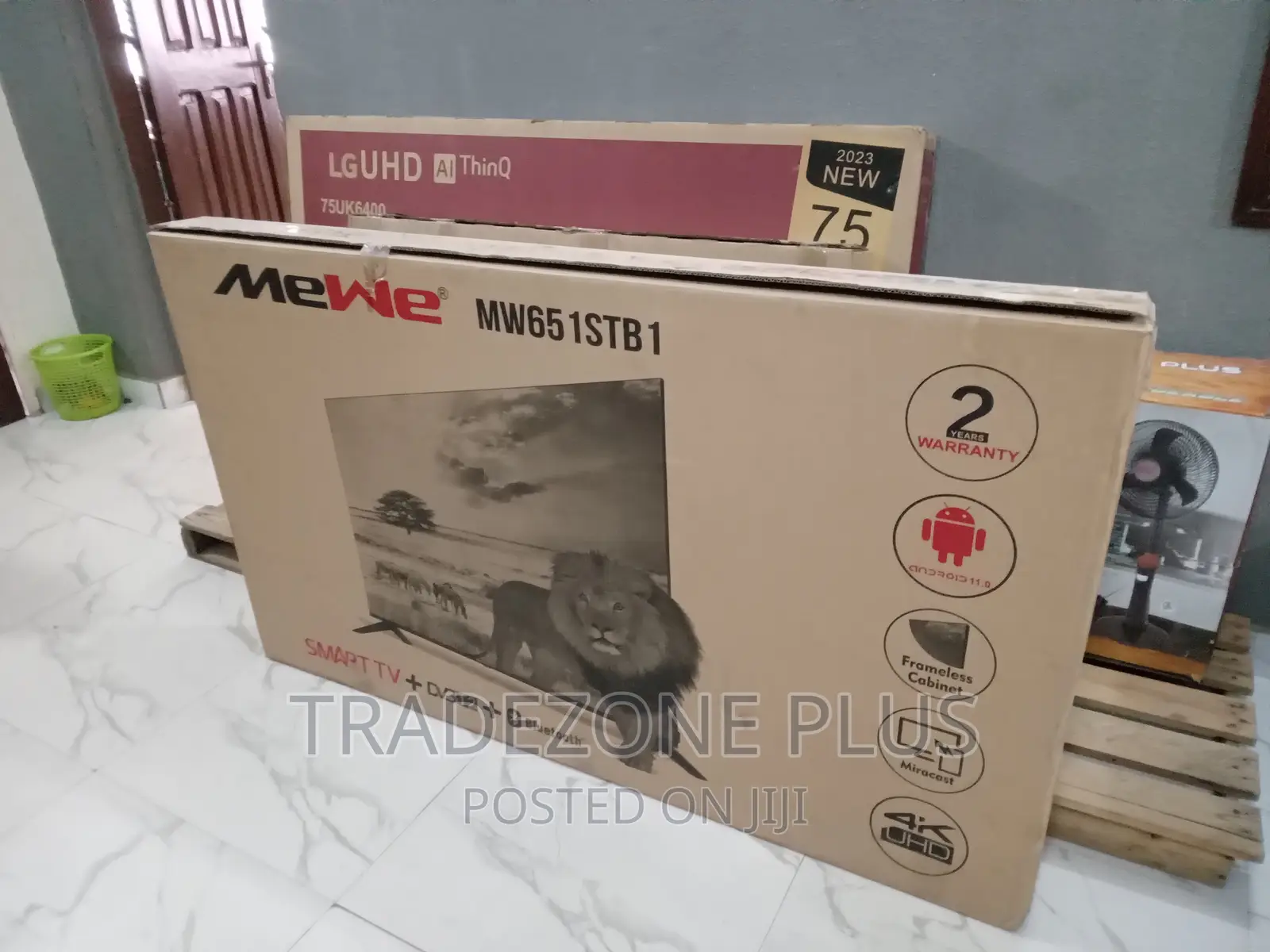 Original Mewe 65 Inch Smart Tv+Youtube+Netflix