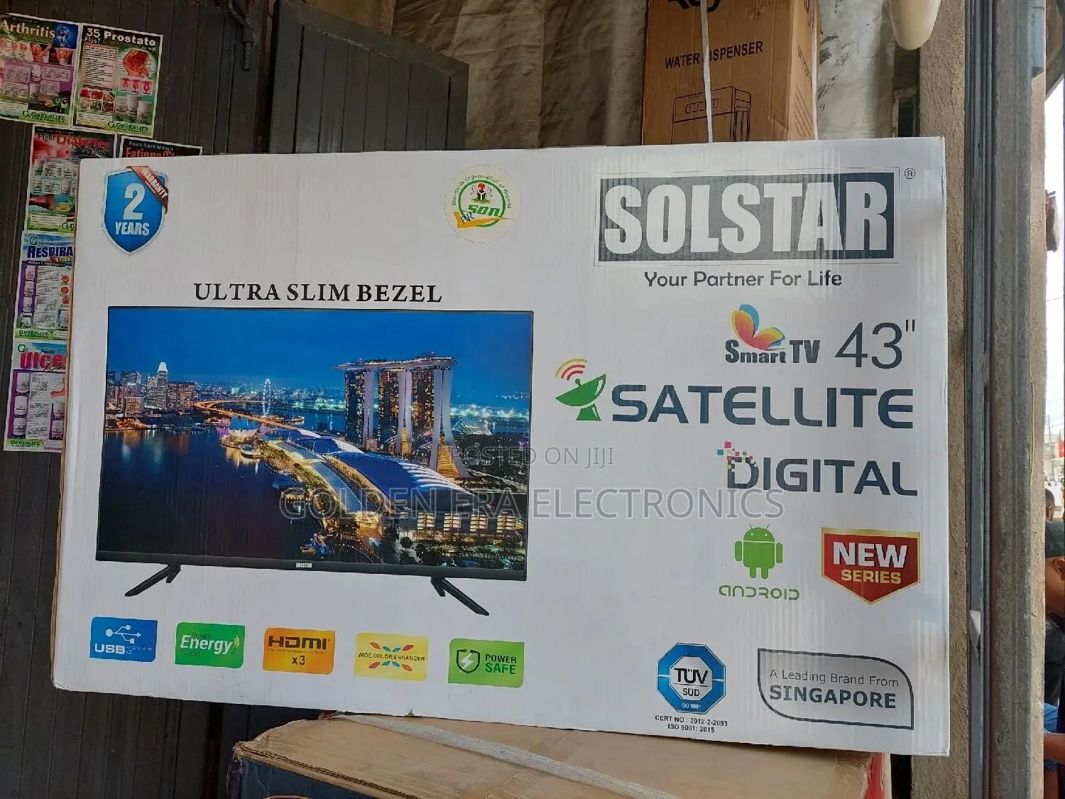 Solstar Satellite/Smart Television 43inches