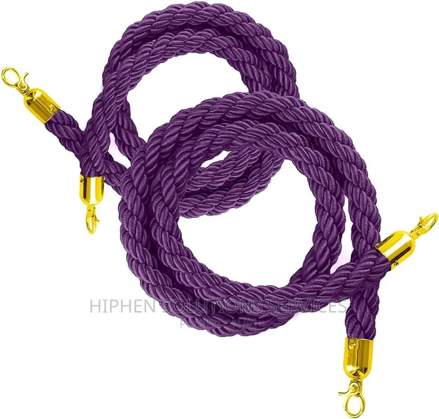 Stanchion Rope Crowd Control Barriers Safety